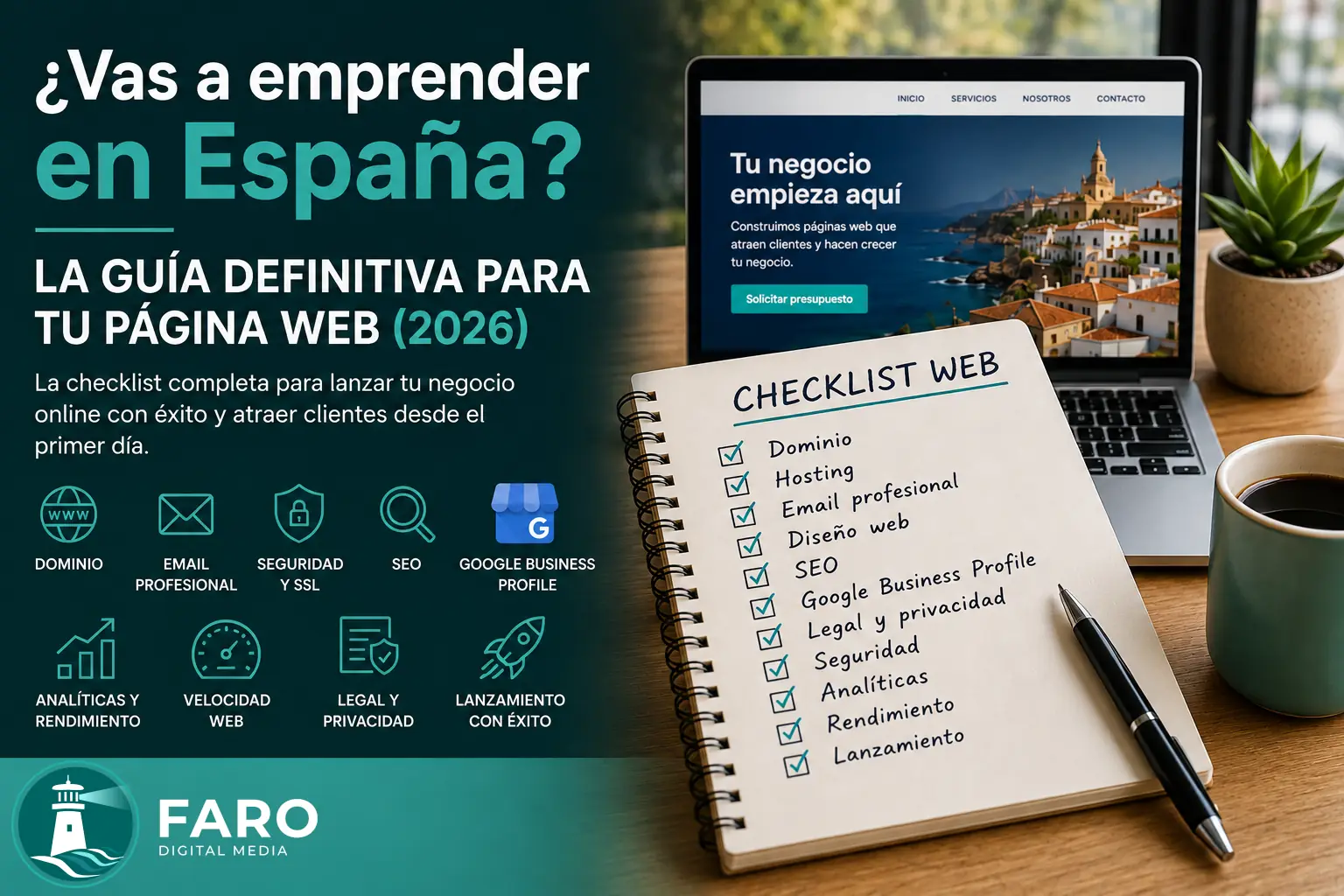 ¿Vas a emprender en España? La guía definitiva para tu página web (2026)
