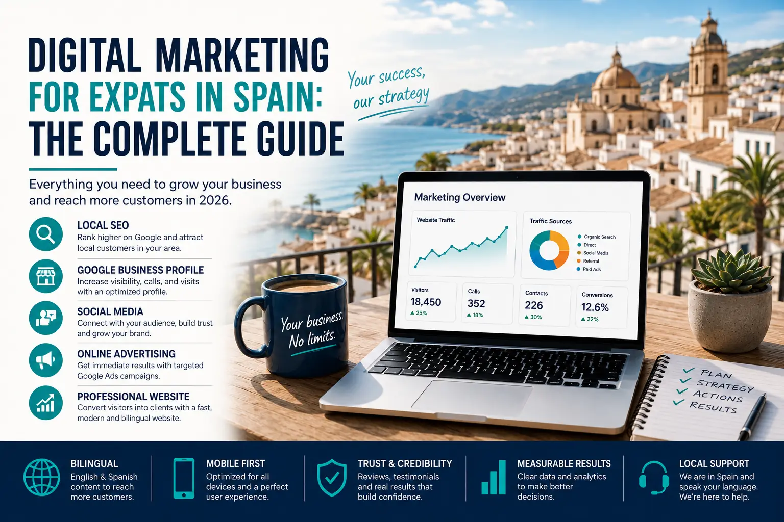 Digital Marketing for Expats in Spain: The Complete Guide (2026)
